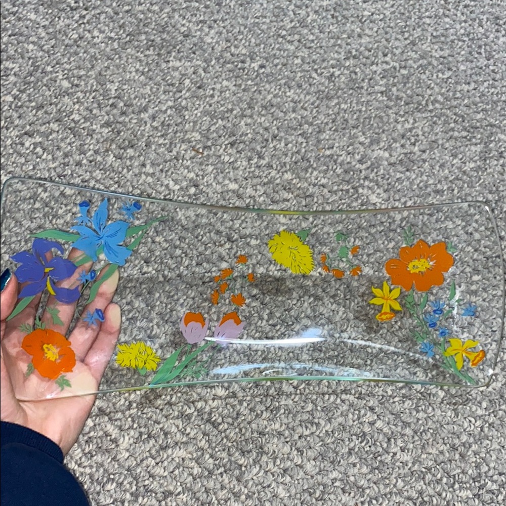 Dorothy Thorpe “California Spring Flowers” 1970s Serving Tray